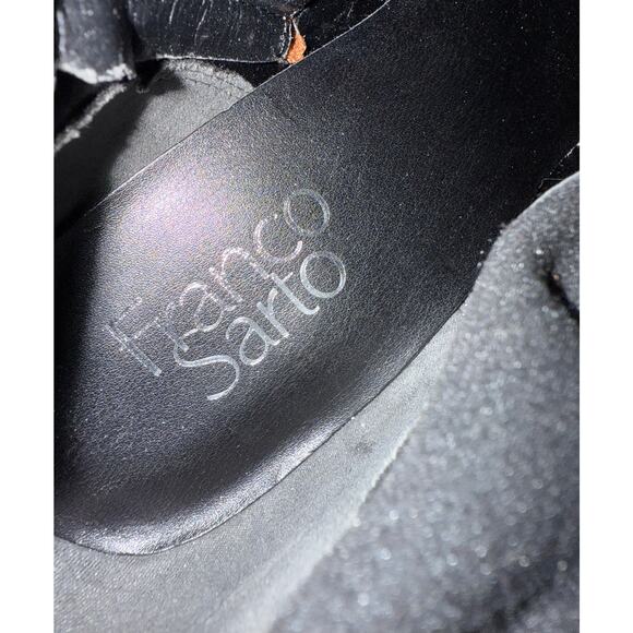 FRANCO SARTO Talfer Womens Size 9.5M Tall Knee High Heeled Brown Leather Boots - Picture 10 of 13